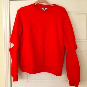 JoyLab Unique Polka Dot Sweatshirt